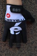 2014 Castelli Handschoenen Met Lange Vingers Cycling Zwart en Wit