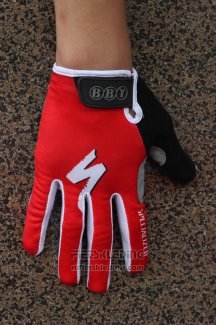 2014 Specialized Handschoenen Met Lange Vingers Cycling Rood en Zwart