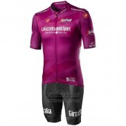 2020 Fietskleding Giro d'Italia Fuchsia Korte Mouwen en Koersbroek