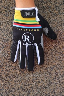 Livestrong Handschoenen Met Lange Vingers Cycling Zwart en Geel