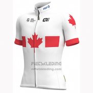 2019 Fietskleding Groupama FDJ Kampioen Canada Korte Mouwen en Koersbroek