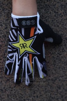 Rock Handschoenen Met Lange Vingers Cycling Zwart en Geel