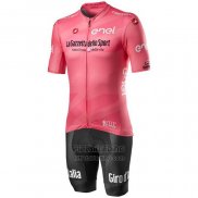2020 Fietskleding Giro d'Italia Roze Korte Mouwen en Koersbroek
