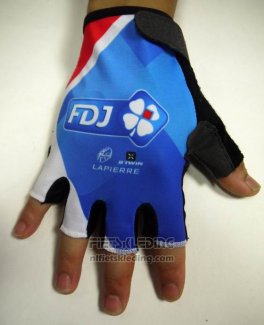 2015 FDJ Handschoenen Cycling Blauw