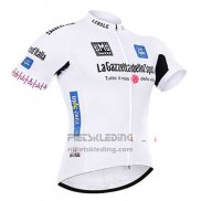 2015 Fietskleding Giro d'Italia Wit Korte Mouwen en Koersbroek