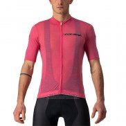 2021 Fietskleding Giro d'Italia Roze Korte Mouwen en Koersbroek