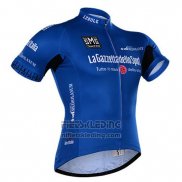 2015 Fietskleding Giro d'Italia Blauw Korte Mouwen en Koersbroek