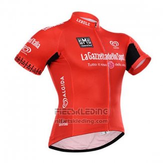 2015 Fietskleding Giro d'Italia Rood Korte Mouwen en Koersbroek