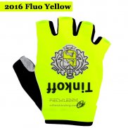 2016 Saxo Bank Tinkoff Handschoenen Cycling Geel