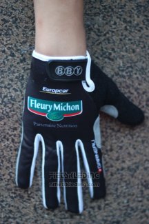 2014 Europcar Handschoenen Met Lange Vingers Cycling Zwart