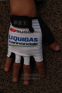 2011 Liquigas Handschoenen Cycling Wit