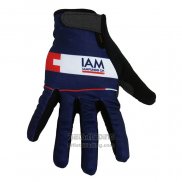 2020 IAM Handschoenen Met Lange Vingers Cycling Blauw Wit