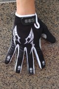 Skull Handschoenen Met Lange Vingers Cycling Zwart Zwart