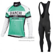 2017 Fietskleding Bianchi Milano Ml Groen Lange Mouwen en Koersbroek