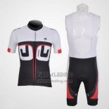 2012 Fietskleding Giordana Wit en Zwart Korte Mouwen en Koersbroek