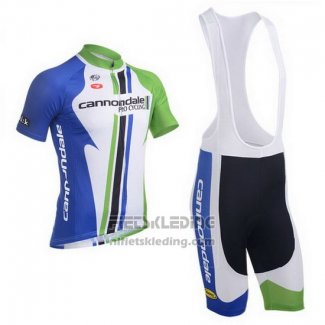 2013 Fietskleding Cannondale Kampioen Blauw Korte Mouwen en Koersbroek