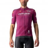 2021 Fietskleding Giro d'Italia Fuchsia Korte Mouwen en Koersbroek
