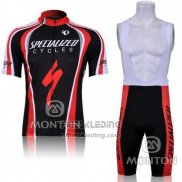 2011 Fietskleding Specialized Rood en Zwart Korte Mouwen en Koersbroek