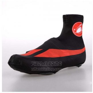 2014 Castelli Tijdritoverschoenen Cycling Rood en Zwart