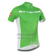 2016 Fietskleding Castelli Groen en Wit Korte Mouwen en Koersbroek