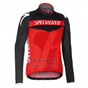 2016 Fietskleding Specialized Ml Zwart en Rood Lange Mouwen en Koersbroek