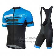 2018 Fietskleding Nalini Fatica Blauw Korte Mouwen en Koersbroek