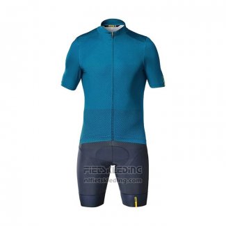 2021 Fietskleding Mavic Blauw Korte Mouwen en Koersbroek