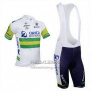 2013 Fietskleding Orica GreenEDGE Wit Korte Mouwen en Koersbroek