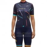 2017 Fietskleding Vrouw Maap X Ella Zwart Korte Mouwen en Koersbroek