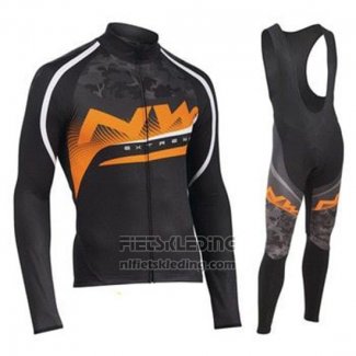 2019 Fietskleding Northwave Oranje Zwart Lange Mouwen en Koersbroek