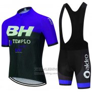 2020 Fietskleding BH Templo Fuchsia Wit Zwart Korte Mouwen en Koersbroek