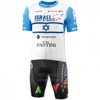 2020 Fietskleding Israel Cycling Academy Kampioen Israele Korte Mouwen en Koersbroek