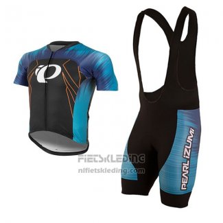 2017 Fietskleding Pearl Izumi Blauw en Zwart Korte Mouwen en Koersbroek