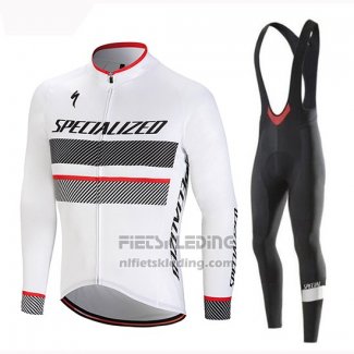 2018 Fietskleding Specialized Wit Lange Mouwen en Koersbroek