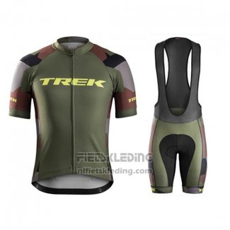 2018 Fietskleding Trek Camouflage Korte Mouwen en Koersbroek