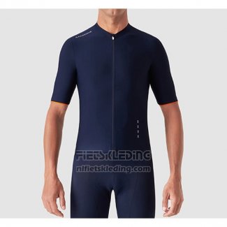 2019 Fietskleding La Passione Blauw Wit Korte Mouwen en Koersbroek