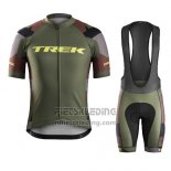 2016 Fietskleding Trek Bontrager Vede Militare Korte Mouwen en Koersbroek