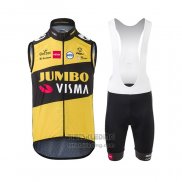 2021 Windvest Jumbo Visma Geel Zwart