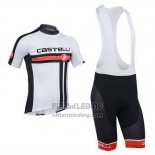 2013 Fietskleding Castelli Wit Korte Mouwen en Koersbroek