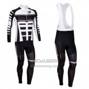 2013 Fietskleding Assos Wit en Zwart Lange Mouwen en Koersbroek