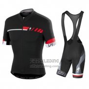 2015 Fietskleding Specialized Zwart Korte Mouwen en Koersbroek