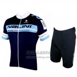 2019 Fietskleding Nalini Zwart Blauw Korte Mouwen en Koersbroek