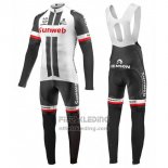 2017 Fietskleding Sunweb Wit Lange Mouwen en Koersbroek