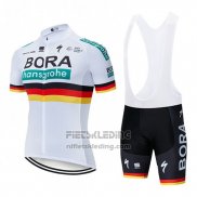 2019 Fietskleding Bora Kampioen Belgie Wit Korte Mouwen en Koersbroek