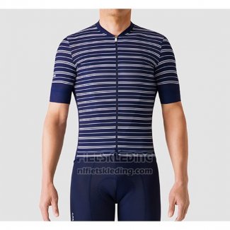 2019 Fietskleding La Passione Stripe Blauw Korte Mouwen en Koersbroek