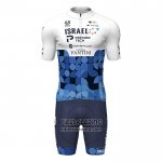 2022 Fietskleding Israel Cycling Academy Blauw Wit Korte Mouwen en Koersbroek