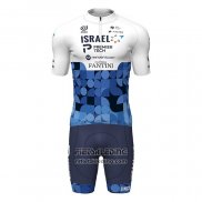 2022 Fietskleding Israel Cycling Academy Blauw Wit Korte Mouwen en Koersbroek