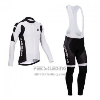 2014 Fietskleding Assos Wit Lange Mouwen en Koersbroek