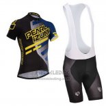 2014 Fietskleding Pearl Izumi Zwart en Geel Korte Mouwen en Koersbroek