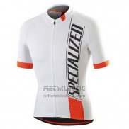 2015 Fietskleding Specialized Rood Wit Korte Mouwen en Koersbroek